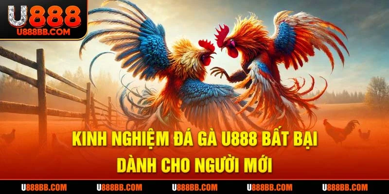 Kinh nghiệm đá gà U888 bất bại dành cho người mới